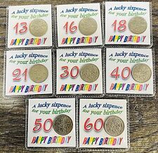 Lucky sixpence birthday for sale  CARNOUSTIE