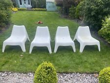Retro plastic chairs for sale  NORTH FERRIBY
