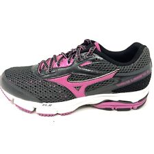 Tênis de corrida feminino Mizuno Wave Legend 3 preto rosa roxo tamanho 8 M (B) comprar usado  Enviando para Brazil