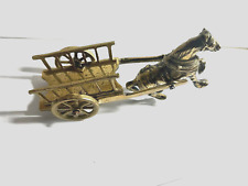 De colección-------- Hecho a mano --bronce------ cobre------ caballo y carruaje ----- antiguo, usado segunda mano  Embacar hacia Argentina
