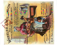 Cartão postal> Publicidade de máquinas de costura Wheeler & Wilson [Gráficos Santoro] comprar usado  Enviando para Brazil