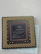 Processador Intel Pentium MMX 233 233MHz (FV80503233), Vintage, Recuperação Dourada comprar usado  Enviando para Brazil