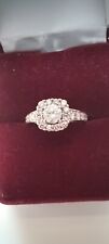 Halo diamond ring for sale  Ellicottville