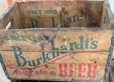 Caixa antiga Burkhardt cervejaria Akron Oh-1920-40’s, usado comprar usado  Enviando para Brazil