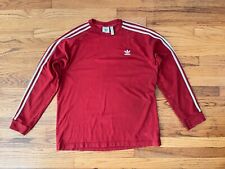 Camiseta Adidas Originals Negra XL Para Hombre Mangas Largas Talla 3 Rayas Blanca/Roja segunda mano  Embacar hacia Argentina