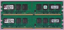 KIT DE MEMÓRIA RAM KINGSTON CHIPS 2GB 2x1GB PC2 5300 DDR2-667 KVR667D2/1GR KINGSTON, usado comprar usado  Enviando para Brazil
