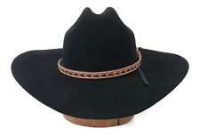 Chapéu de cowboy vintage Bailey Western 5X castor preto com caixa original e banda extra comprar usado  Enviando para Brazil