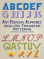 Art nouveau alphabet for sale  UK