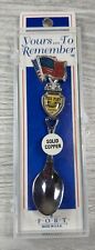 Collector Spoon South Dakota The Fort Custer Flag Yours to Remember Souvenir VTG for sale  Shipping to South Africa