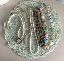 Vintage necklaces abalone for sale  ASHFORD