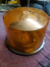 Vintage DIETZ 7-72 Amber Emergency Rotating Beacon Light 12v Tested , used for sale  Shipping to South Africa