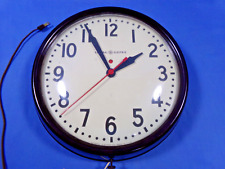 schoolhouse wall clock for sale  Sutton