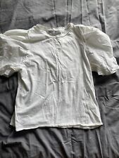 Zara white shirt for sale  BRIGHTON