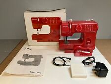 John Lewis JL Mini Sewing Machine Red for sale  Shipping to South Africa
