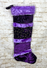 Purple embroidered velvet for sale  Lubbock