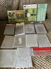 Job Lot Of Embossing Folders for sale  Shipping to South Africa