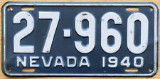 1940 nevada license for sale  Everett