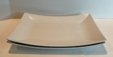 IKEA Myndig 18691 Prostokątne białe talerze obiadowe 12 1/4" x 9 3/4" - Zestaw 2 szt. na sprzedaż  Wysyłka do Poland