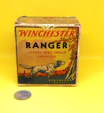 Vintage Winchester Ranger 20 GA. Pointer Dog Empty Cardboard Ammo Box Ships Free for sale  Shipping to South Africa