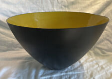 MCM Krenit Bowl By Herbert Krenchel Vtg Yellow  HTF Lg Size 11.8”/30cm Diam. EVC for sale  Shipping to South Africa