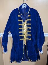 Fantasia masculina de Halloween jaqueta príncipe veludo azul e dourado Franco tamanho único  comprar usado  Enviando para Brazil