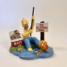 Estatuilla de Homero Simpson de la colección Hamilton de Los Simpson, Fisión desaparecida, usado segunda mano  Embacar hacia Argentina