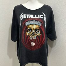 Vintage Y2K Metallica Skull Shortest Straw Metal Band Tee Size XL mineral Wash for sale  Shipping to South Africa