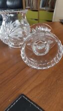 crystal candle holder for sale  LUTON