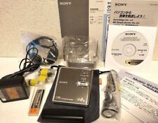 Hermoso Reproductor Grabadora MiniDisc Walkman HI-MD MiniDisc De Colección Probado segunda mano  Embacar hacia Mexico