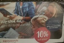 Rossmann coupons prozent gebraucht kaufen  Homberg
