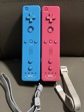 Usado, Controle remoto Nintendo OEM Wii azul rosa Motion Plus testado 2 comprar usado  Enviando para Brazil