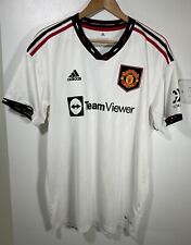 Usado, Camisa de futebol Adidas Manchester United Away 2022/23 grande homem Utd Team Viewer comprar usado  Enviando para Brazil