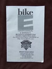 Bikee manual original for sale  Shipping to Ireland
