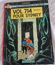Tintin - Vol 714 pour Sydney (Plat B37) 1968 EO 2e Tirage (Caverne de Brigands) , occasion d'occasion  Martigues
