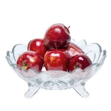 Glass fruit bowl for sale  LEICESTER