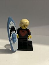 Used, Lego Surfer Mini Figure With Surf Board, Series 17 for sale  Shipping to South Africa