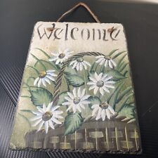 Vintage flower welcome for sale  Herrin