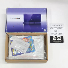 3ds - Caja de consola e insertos púrpura medianoche Nintendo 3ds sin consola #2451 segunda mano  Embacar hacia Mexico