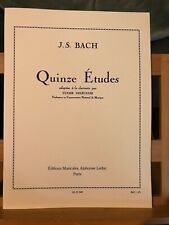 Bach études adaptées d'occasion  Rennes