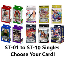 Usado, Jogo de cartas One Piece OPCG Starter Decks singles inglês ST-01 a ST-10 - Escolha! comprar usado  Enviando para Brazil