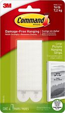 3M Command LARGE Self Adhesive Strong Picture Frame Damage Free Hanging Strips for sale  Shipping to South Africa
