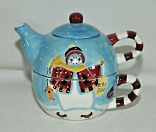 Ceramic snowman tea for sale  Alsip