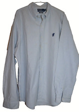 Used, POLO Ralph Lauren Vintage Relaxed Custom Fit Blue Oxford Striped Shirt XXL for sale  Shipping to South Africa