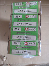 Pakete holzschrauben 3x25mm gebraucht kaufen  Lotte