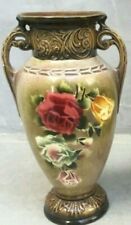 Vaso de cerâmica italiano floral vintage com cabo de potiche arte comprar usado  Enviando para Brazil