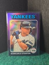 Giancarlo Stanton 2024 Topps Heritage #33 refractor púrpura SP Yankees segunda mano  Embacar hacia Argentina