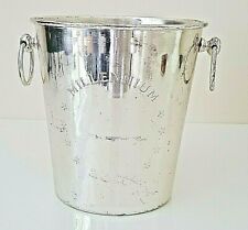 Millennium Miami Ice Wine Bucket Silver Plated Tag on Bottom w FL Address 2000  for sale  Shipping to South Africa