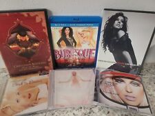 LOTE DE 3 CDs Hits y 2 conciertos DVD + Burlesque Blu-ray  segunda mano  Embacar hacia Mexico