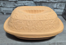 "Panadero de arcilla de terracota Romertopf #109 con horno holandés alemán 11"" x 7,75"" x 6,5" segunda mano  Embacar hacia Mexico