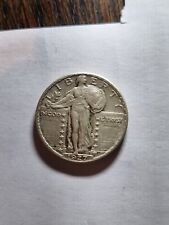 1927 USA STANDING LIBERTY SILVER QUARTER DOLLAR aXF Silver coin for sale  BURY ST. EDMUNDS